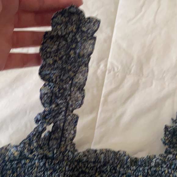 NWT Abercrombie & Fitch Floral Stretch Tank Top Medium - Picture 4 of 5